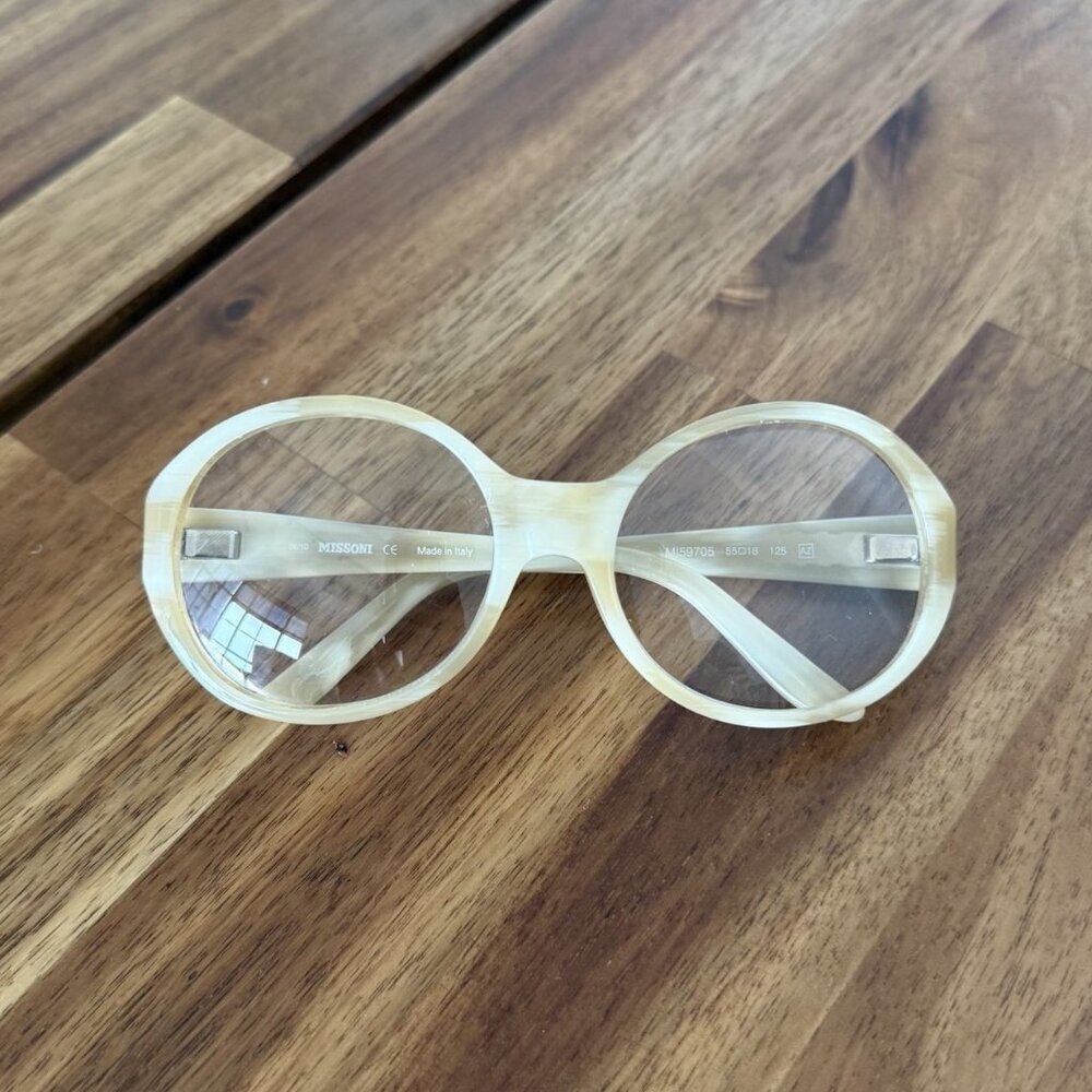 MISSONI Retro Eyeglasses Frame Italy MI59705 Classic Designer‎ Preowned NO CASE